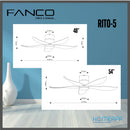 +installation FANCO CO-FAN RITO- 5