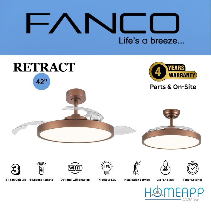 +installation FANCO TRISTAR RETRACT