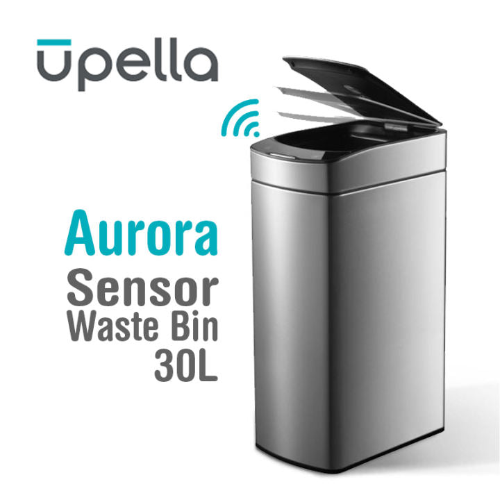 Upella Aurora Big Capacity Automatic Senor Waste bin with soft closing (30 Litre)